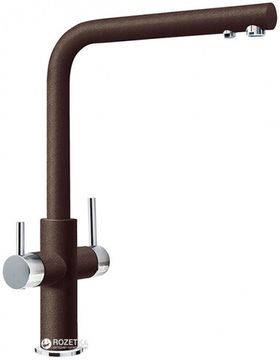 Змішувач кухонний із підключенням до фільтру Franke Neptune Clear Water Хром Шоколад (115.0370.696)