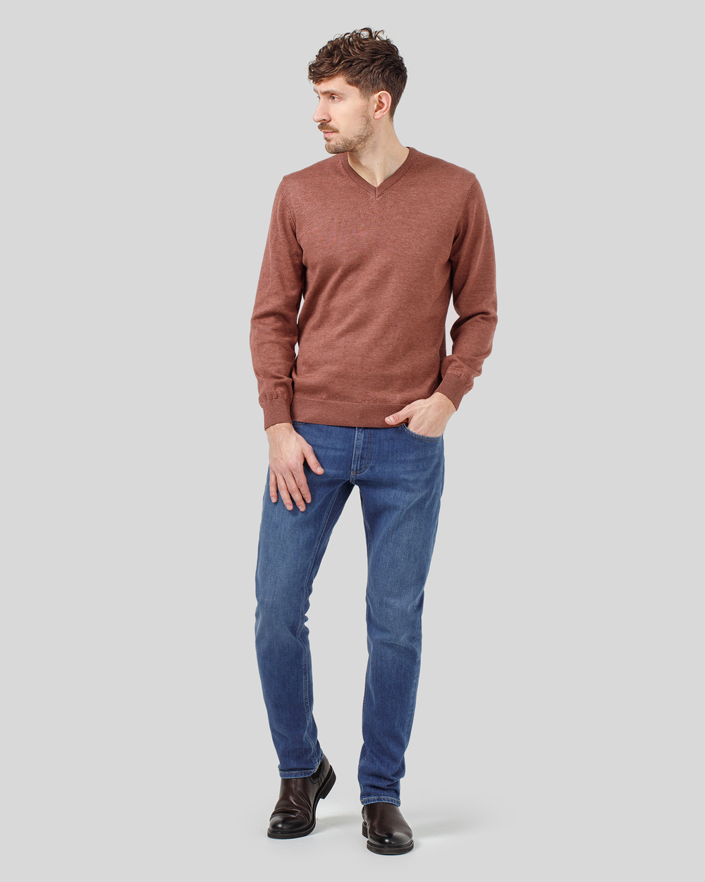 Джинси чоловічі Slim Fit блакитні (арт. 8862300603)