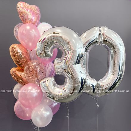 Шары на 30 лет девушке