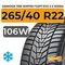 Hankook Tire Winter i*cept Evo 3 X W330A 265/40 R22 106W XL
