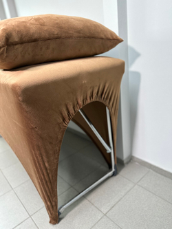 Захисний чохол на кушетку до ніжок плюш-велюр