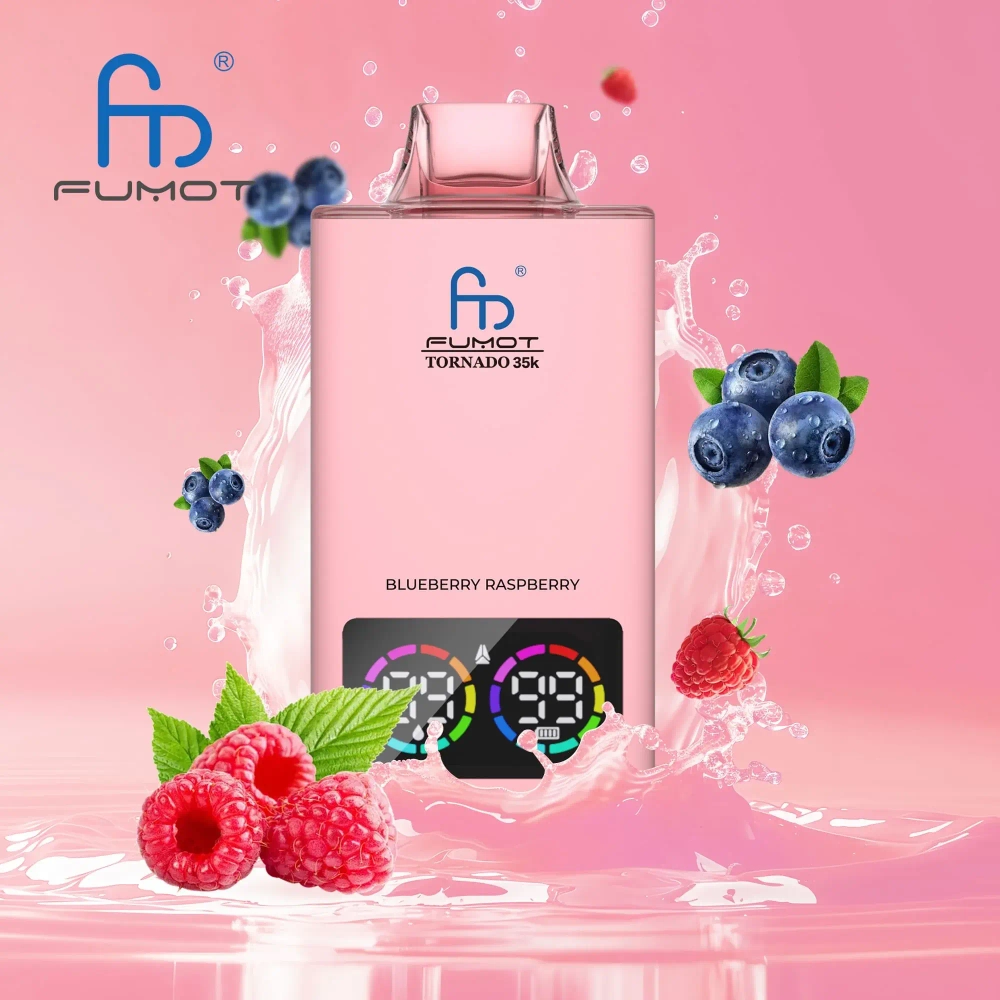 RandM Tornado 35000 - Blueberry Raspberry 5%