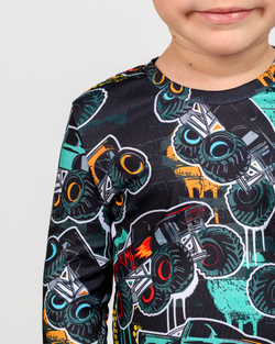 Термобелье для мальчика с принтом машинки (арт. 5722400210)