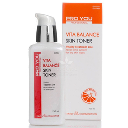 Тонер для збезводненої шкіри обличчя з вітамінами Vita Balance Skin Toner