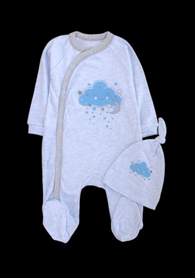 Чоловічок з шапочкою "Хмаринка", інтерлок ТМ "Sweet Mario"