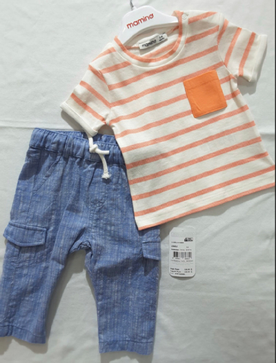 Костюм 2 в 1: футболка, штани, бавовна ТМ "Idilbaby&Mamino"