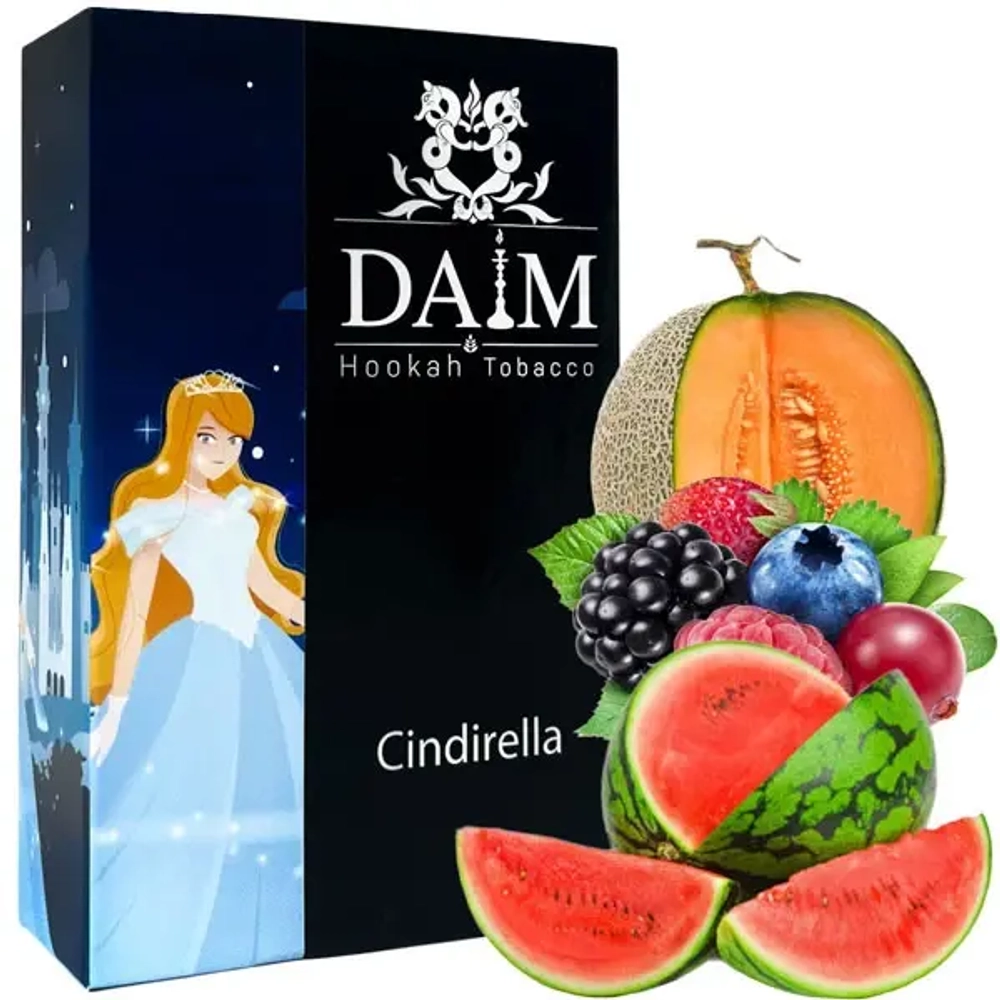 Табак Daim Cinderella (Даим Дыня Ежевика Малина Манго Персик) 50г