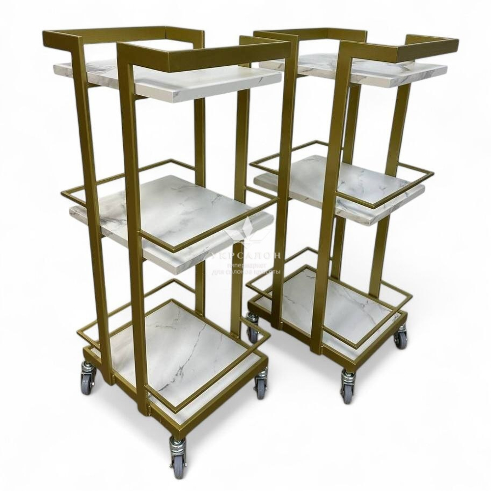Косметологічний візок Mark 07 Gold ДСП
