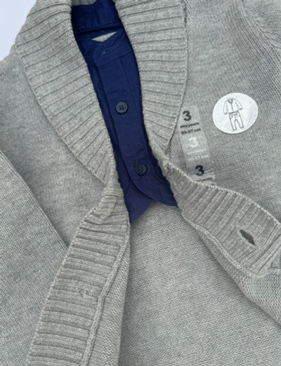 Кофта, трикотаж вʼязка (98 см)