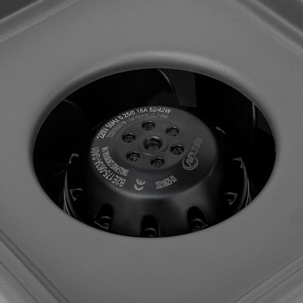 Вытяжка для маникюра настольная Ulka Pemium с фильтром, цвет серый (сетка металлик)