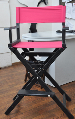 Складаний стілець для візажу Apolo 6 black