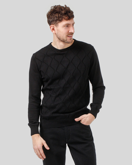 Джемпер чоловічий чорний (арт. 7662300404)
