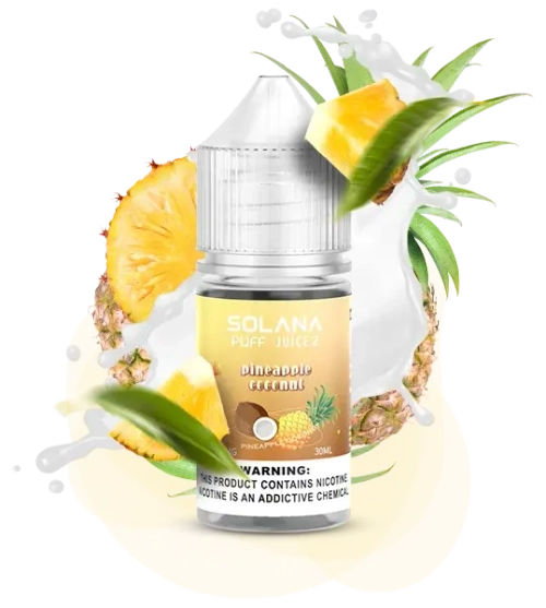 Солевая Жидкость Solana Pineapple Coconut (Солана Ананас Кокос) 30ml 50mg