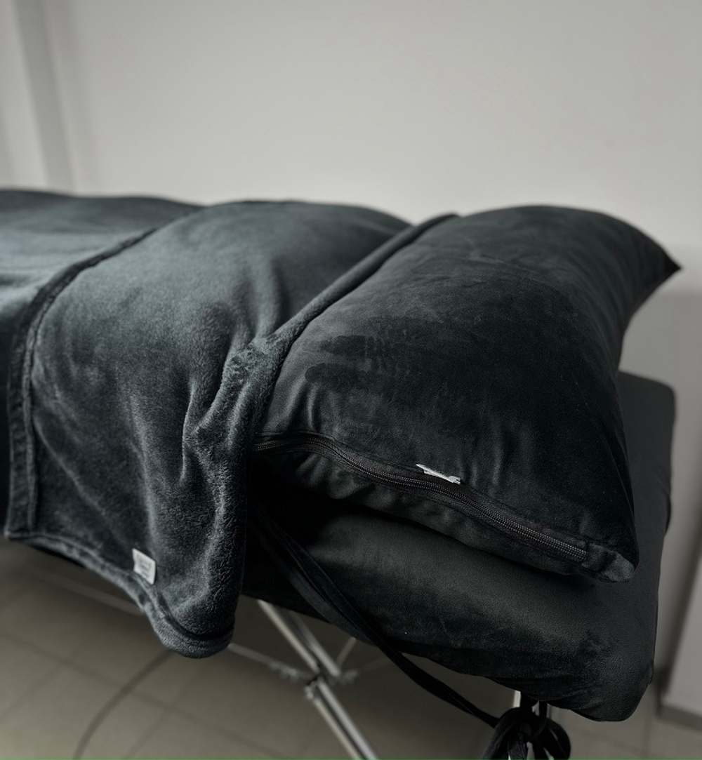 Плед на кушетку махра двусторонняя