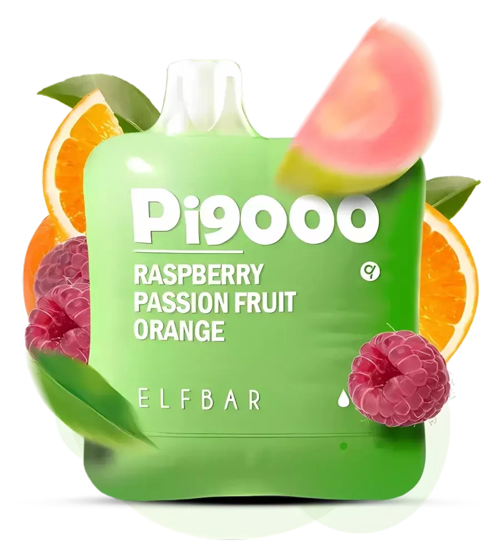 ELF BAR Pi9000 Raspberry Passionfruit Orange 5% nic