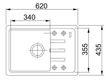 Кухонна мийка FRANKE MALTA BSG 611-62 (114.0375.048) шоколад
