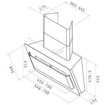 Витяжка ELICA BELT LUX BL/F/55