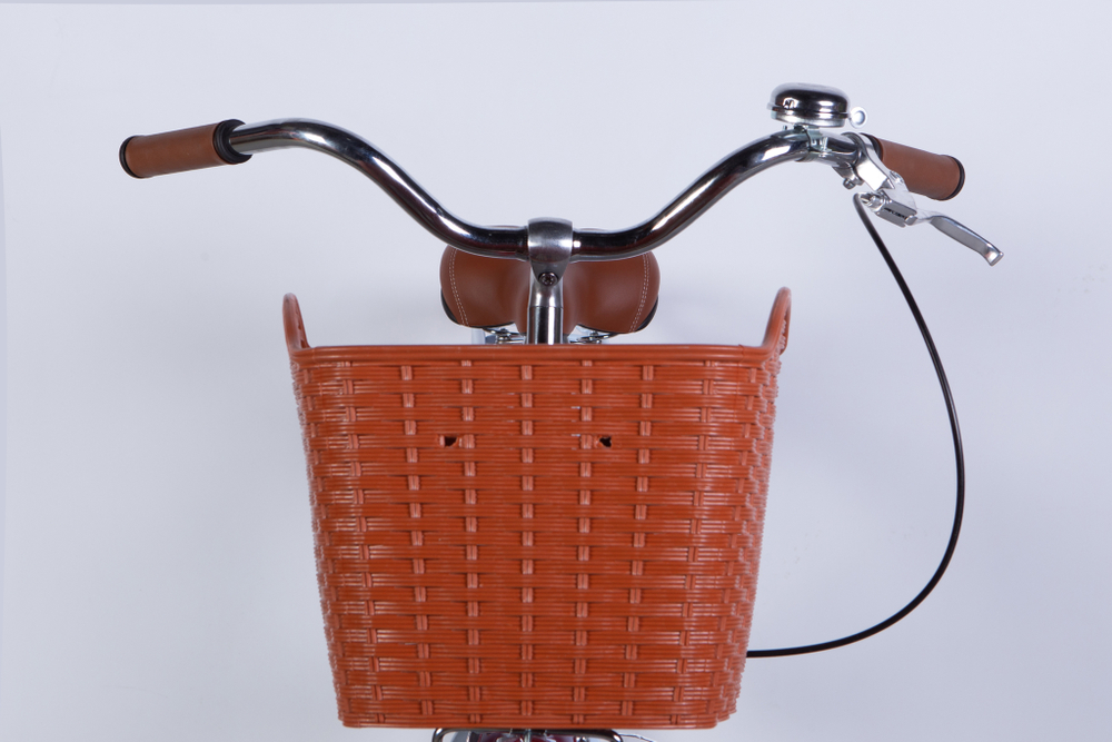 Велосипед городской 26 дюймов Dorozhnik Lux Velosteel 2025 с корзиной и багажником, рама 17"
