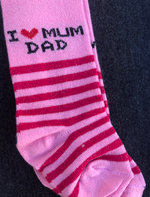 Колготки "I love mum dad", бавовна ТМ "Aleyna"