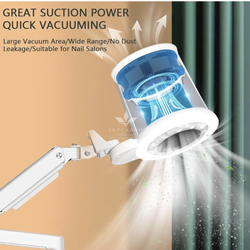 Педикюрна витяжка з підсвічуванням Global D-2