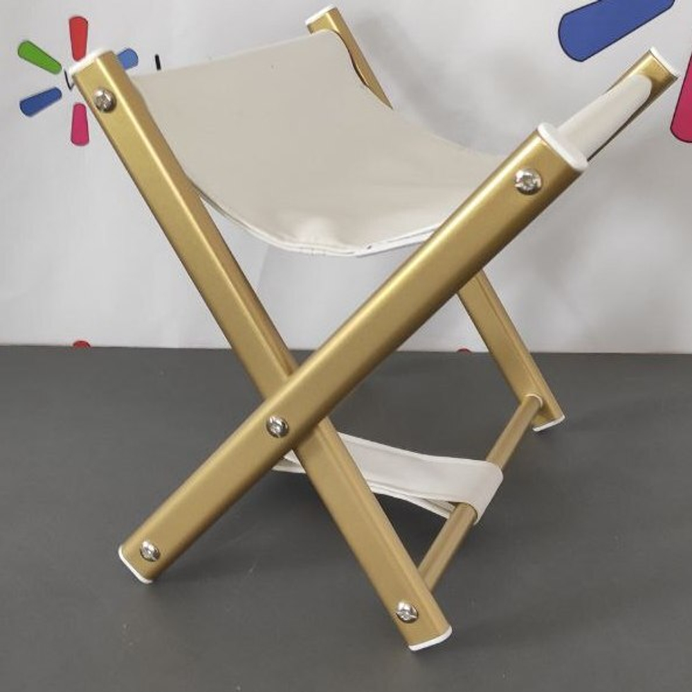 Подставка для сумки на золотых ножках