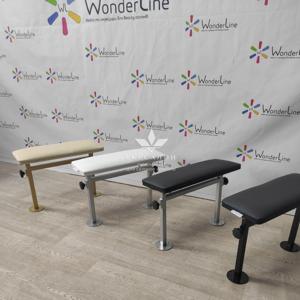 Подставка для педикюра Tertio 7 с регулировкой высоты на silver ножках