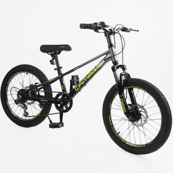Детский спортивный велосипед 20 дюймов Corso Camaro магниевый, оборудование Shimano
