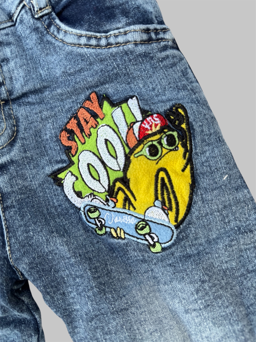 Джинси "Stay Cool", джинс на махрі, ТМ "Vanessa" (92 см)