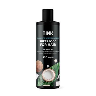 Шампунь для нормального волосся Кокос-Пшеничні протеїни Tink 500 мл