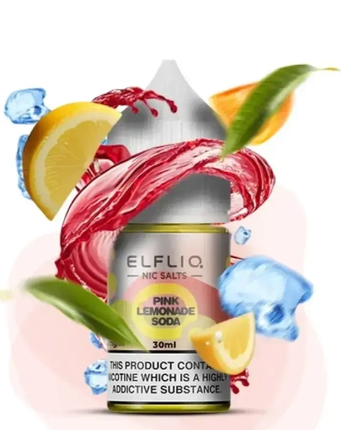 Жидкость ELFLIQ Pink Lemonade Soda (Ельфлик Розовый Лимонад Содовая) 30 мл/5%