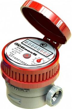 Лічильник води GROSS ETR-UA 15/80 для гарячої води