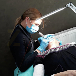 Настольная светодиодная сенсорная LED лампа c функцией работы от повербанка и регулировкой света X-LED-30 SB черная