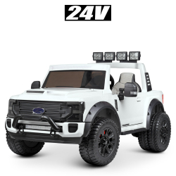 Детский двухместный электромобиль джип Ford M 4790EBLR (24V)