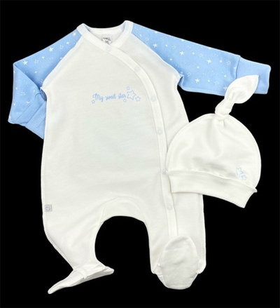 Чоловічок із шапочкою "Star", футер ТМ "Mario Kids" (56 см)