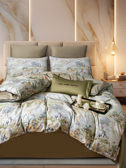 Комплект постельного белья Сатин Премиум CPA055