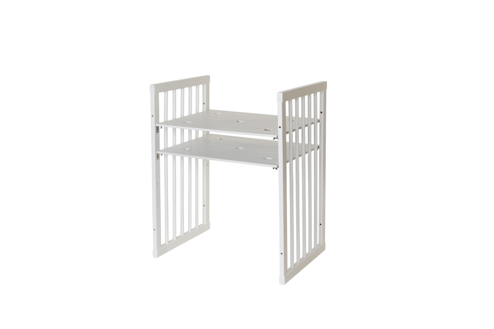 Детская кроватка-трансформер Ingvart Smart Bed 9 в 1 Round (72*72) со звездочками