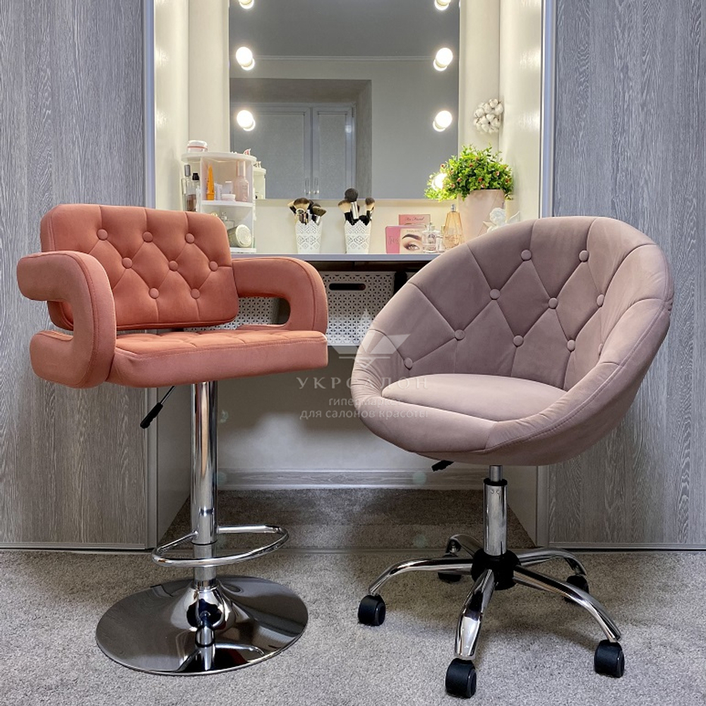 Стільчик для візажу Ralf velor