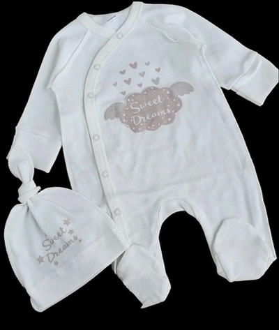 Комплект 2в1: чоловічок, шапочка "Sunshine", інтерлок ТМ "Mario Kids"