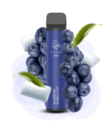Elf Bar 1500 - Blueberry Bubble Gum (5% nic)