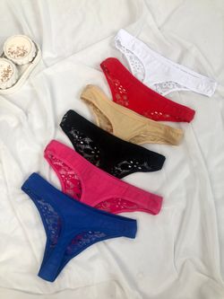 Стрінги з ажуром спереду