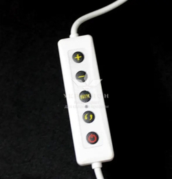 Настільна світлодіодна безтіньова Led лампа на струбціні Starlet 9501, 24 Вт, біла