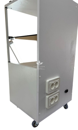 Педикюрний візок BVC скло з розетками