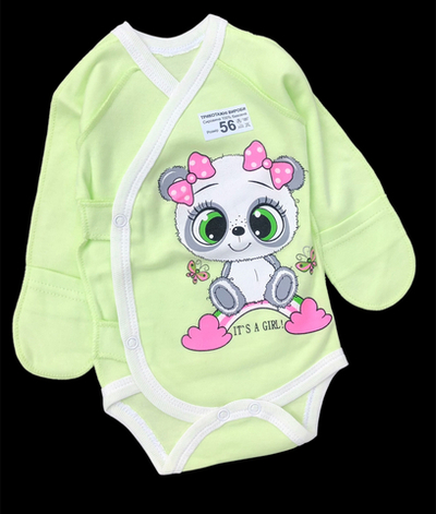 Боді з довгим рукавом "Принт", інтерлок ТМ "UA"