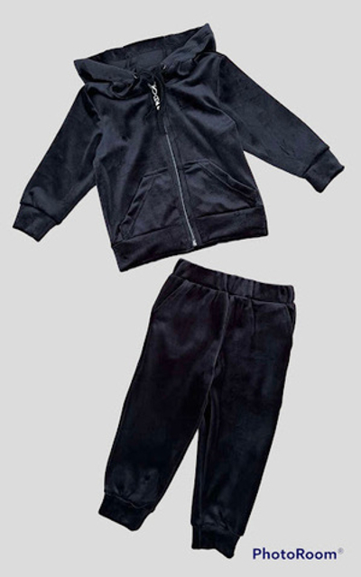 Костюм 2в1: кофта з капюшоном, штани "Оксамит", велюр ТМ "UA"