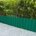 Бордюрная лента садовая, волнистая, 15см х 9м зеленая