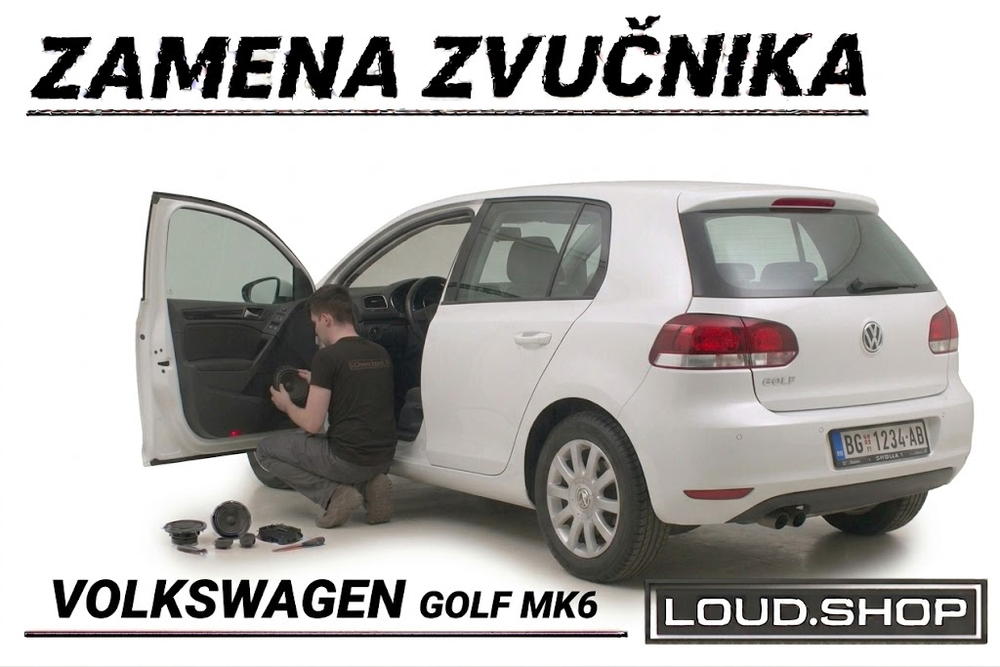 Komplet Zvučnika za Volkswagen Golf 6