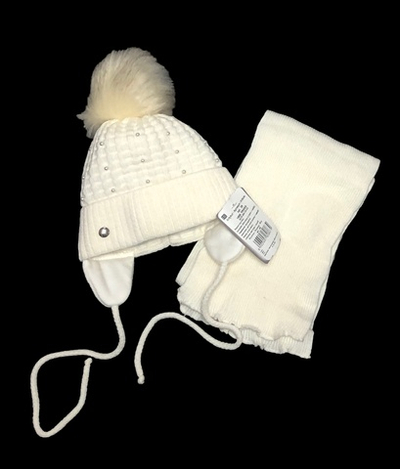 Шапочка із шарфом "Frania", акрил, вовна ТМ "Agbo" (р. 44-46)