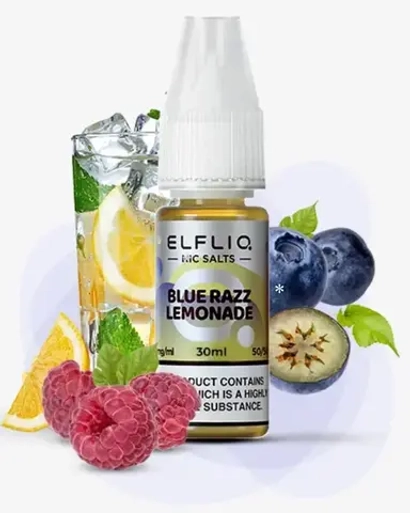 Жидкость ELFLIQ Blue Razz Lemonade (Ельфлик Голубой Лимонад) 30 мл/5%