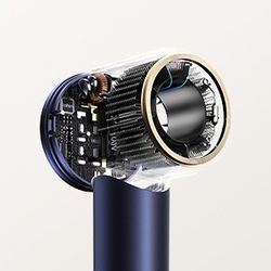 Комплект фен Laifen Swift Premium профессиональный с сумкой, 2 насадки, синий