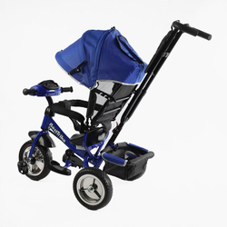 Дитячий триколісний велосипед Best Trike 6588 піна/фара, з батьківською ручкою
